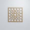 Ekena Millwork Medium Harlingen Decorative Fretwork Wood Wall Panels, Hickory, 15 3/8"W x 15 3/8"H x 3/8"T WALW16X16X0375GLNHI - alternate 5